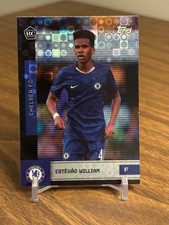 Estevao Willian 2025-26 Topps Chelsea Team Set #20 Halo Refractor Rookie RC