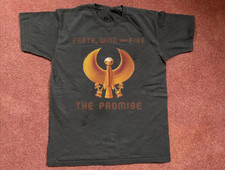 RARE Earth, Wind  Fire Black Cotton Shirt Full size S-5XL HL616