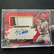 2021 Topps Inception Jo Adell RC Auto Patch Red /25 #APC-JA