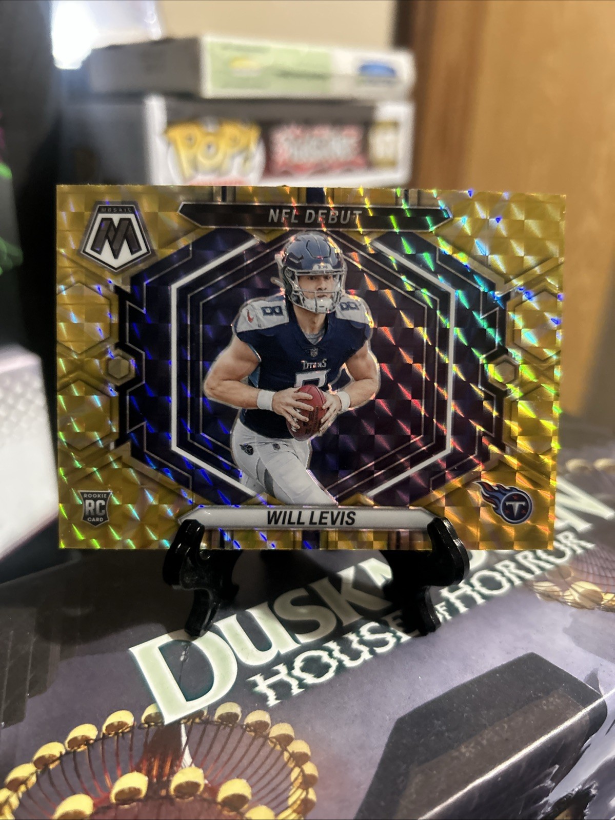 2023 Panini Mosaic - Nfl Debut Will Levis #ND-4 Reactive Yellow Mosaic Prizm...