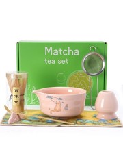 Matcha Whisk Set, Ceramic Matcha Set Includes Matcha Bowl, Matcha Whisk and H...