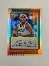 2025 Donruss WNBA Dana Evans Auto #SS-DE Las Vegas Aces