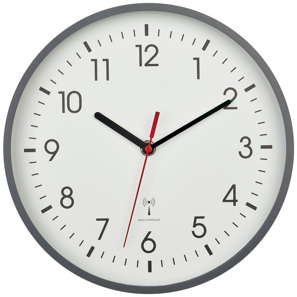 TFA Dostmann 60355010 Funk Wanduhr 245 cm x 42 cm Grau 4390₽