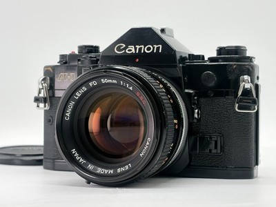 Exc+5] Canon A-1 35mm SLR Film Camera + FD 50mm f/1.4 S.S.C SSC