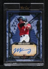 2023 Wild 5 Card Draw Classic Green Foil Blue 1/2 Mark Kolozsvary Auto v9t