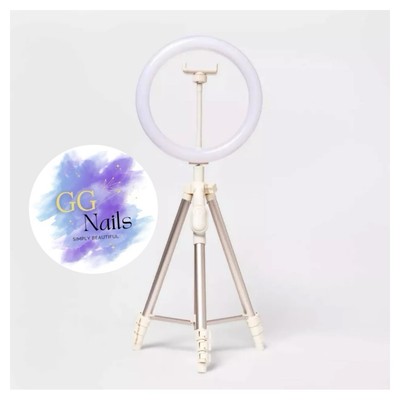 Ring Light with Tripod - heyday Stone White, Free Shipping! NEW SEALED 