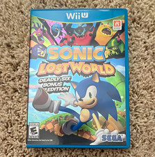 SEGA Sonic Lost World Deadly Six Bonus Edition (Wii U) Complete Manual E10+ 2013