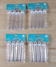 We R Memory Keepers LARGE VIALS Lot of 4 Sets Plastic Jars