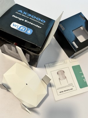 2024 Newest AX3000 WiFi 6 Range Extender, Wifi Signal Booster, Dual Band