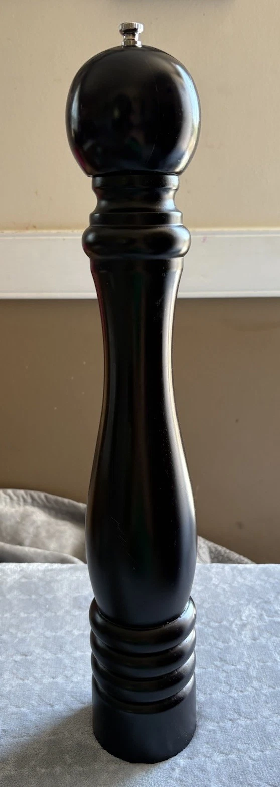 Vintage Peugeot France Pepper Grinder Tall 16" Wooden