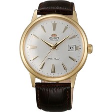 Image of Orient Bambino Men's Automatic Watch TAC00003W0 40.5mm White Dial Leather 30M