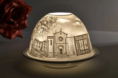 Dome Light, Nr. 30170 Provence - Teelichthalter Windlicht Dekolicht Porzellan - Bild 1 von 4