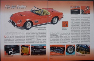 Ferrari 250 California SWB  in 1-18 von CMC..ein Modellbericht #1208m