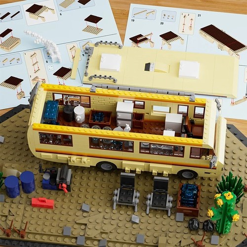 Breaking Bad RV Camper Van Building Blocks Set Vehicle Model Bricks Toy - Picture 6 of 8