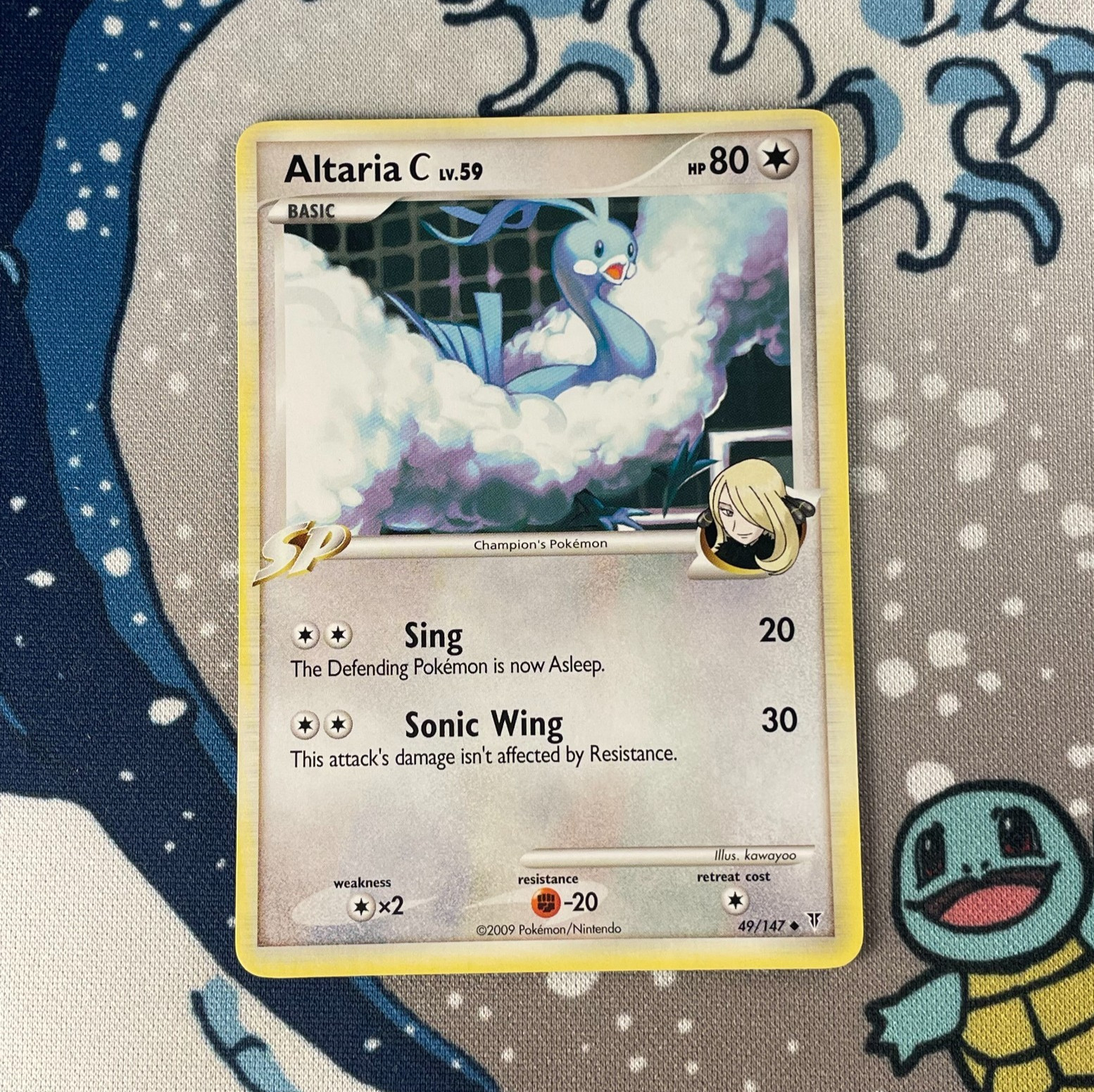 Altaria C 49/147 Non Holo Platinum Supreme Victors Pokemon Card 2009 LP/NM