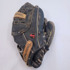 VINTAGE SPALDING 42-459 12 in Top Grain Leather RHT Baseball Glove Game Ready