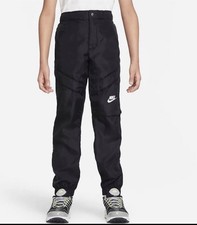 Nike Boy s Woven Utility Jogger Pants boys large black