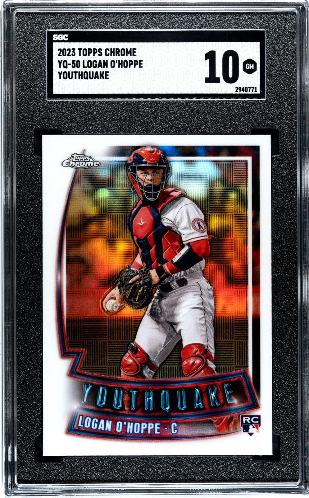 Logan O'Hoppe 2023 Topps Chrome - Youthquake #YQ-50 (RC)
