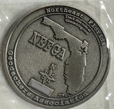 2009 North East Florida Geocachers Association Geocoin.