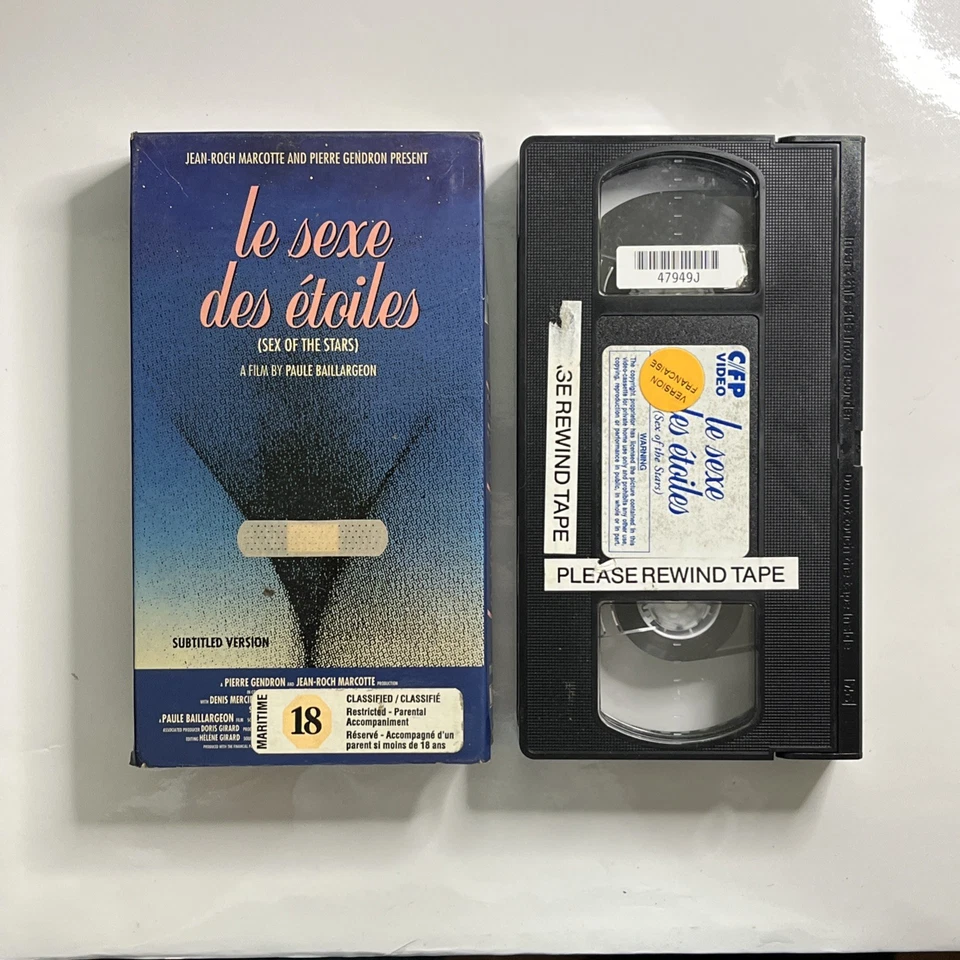 Le Sexe Des étoiles (VHS, 1993) Tested & Working Perfectly! - Image 4 of 4