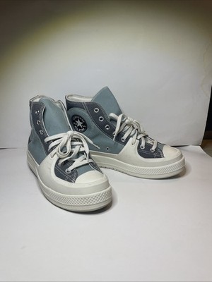 Converse Chuck Taylor All Star Hi Construct Colorblock Tidepool Size W11.5 / M10
