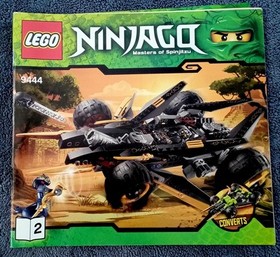 Lego Ninjago Cole Assault Tread Instruction Booklet For Set 9444 Books Only