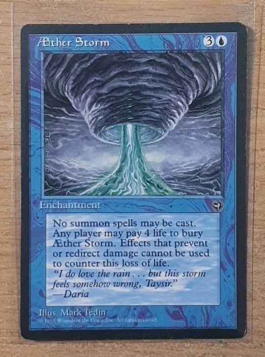 1995 MAGIC THE GATHERING HOMELANDS AETHER STORM TD25 