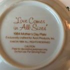 Vintage Avon Mother's Day Plate "Love Comes in All Sizes" 1984 — photo 4