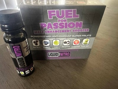 Fuel for Passion Liquid Nitro Male Enhancement Shooter, Antioxidant Super Fruits