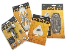 DEMON Snowboarding Tools Lot 4 pcs Tooshed Hybrid Stomp Screw Spade Stomp NEW