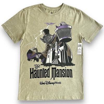 2025 Disney World Hatbox Ghost T-Shirt S M L XL The Haunted Mansion Lenticular