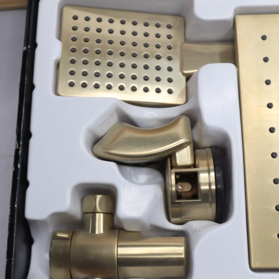 Cabezales de ducha fijos y portátiles Glacier Bay de doble bañera HD58302-174405 Foto 3 de 4