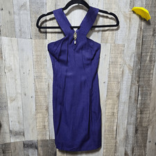 Gunne Sax Jessica McClintock Vintage 90s Purple Bodycon Sheath Dress 5/6
