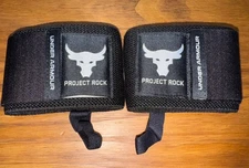 Under Armour Project Rock 18 Inch Wrist Wraps Training Lifting Unisex NWT