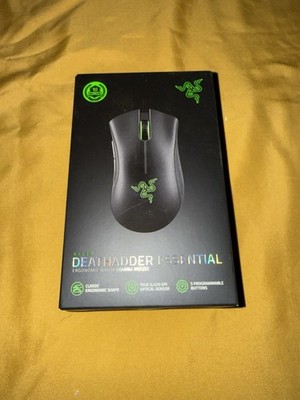 Razer DeathAdder Essential Gaming Maus USB Schwarz Wie Neu