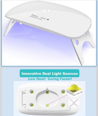 Women's Kepma White UV LED Nail Mini Lamp NWT