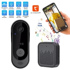 Smart Wireless WiFi Doorbell Camera Phone Door Ring Video Intercom Security Bell