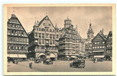 S03-7203, STUTTGART, STADT DER AUSLANDSDEUTSCHEN, MARKTPLATZ, *ANTIQUEPOSTCARD