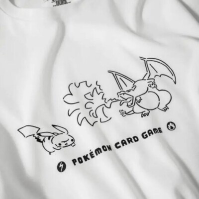YU NAGABA x Pokemon collaboration T-shirt Pikachu Charizard SIZE 1
