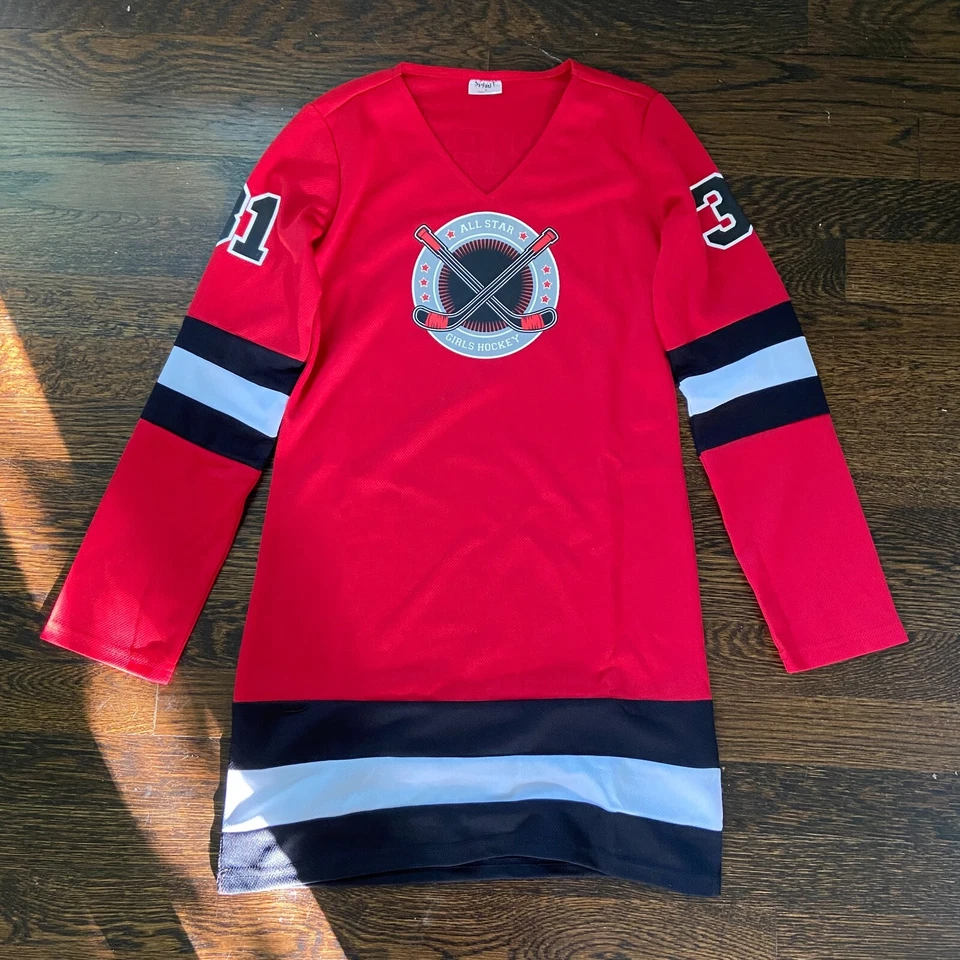 Vestido Jersey Hockey NHL Niños Jugador Hockey Halloween Disfraz 12-14 Mediano Foto 2 de 4