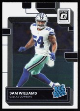 2022 Donruss Optic Sam Williams #269 Rookie RC Dallas Cowboys