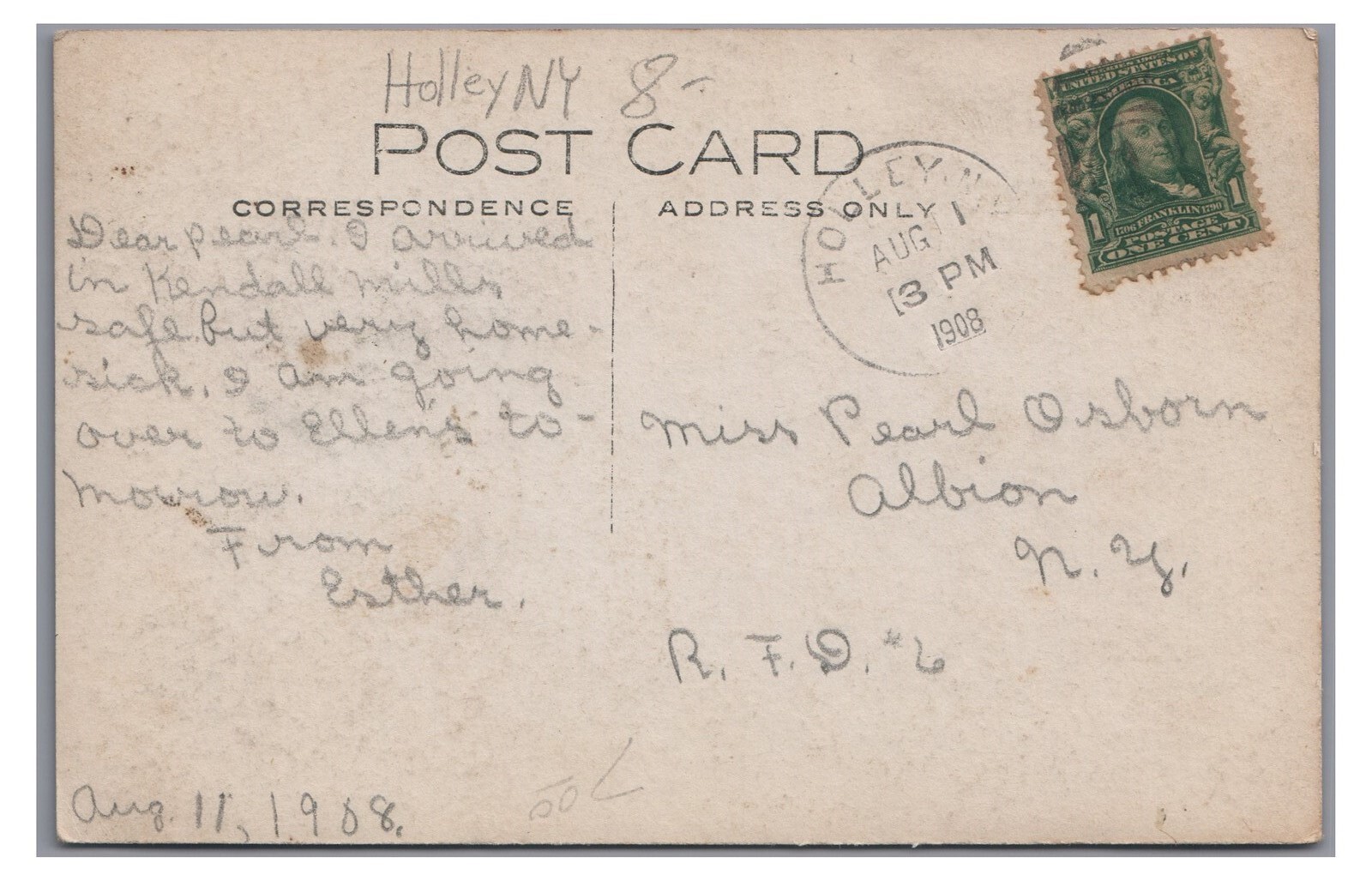 RPPC Holley High School HOLLEY NY New York Real Photo Postcard eBay