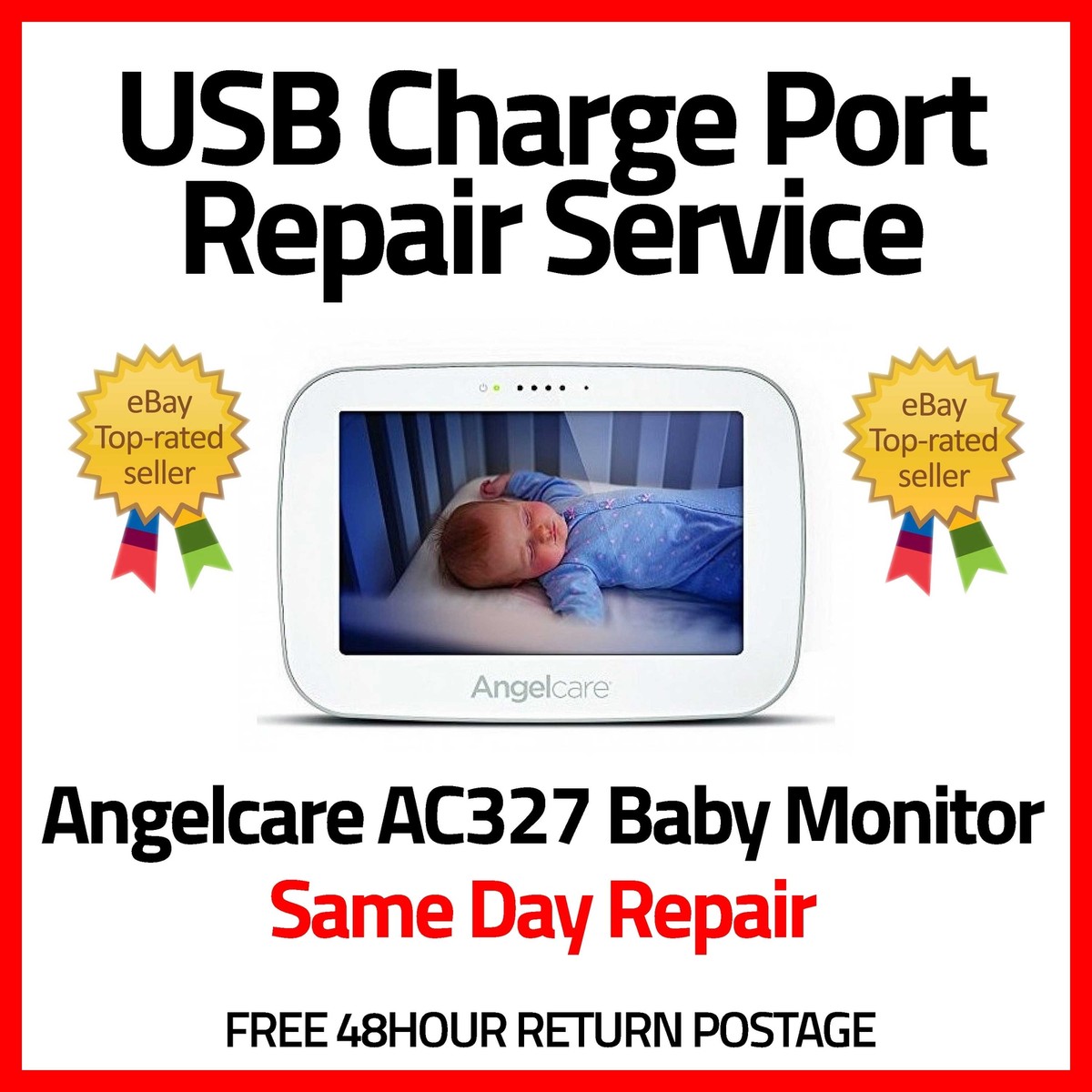 Angelcare 3-in-1 Sensasure Baby Movement Monitor with Video,