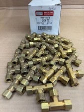 Lot of 25x Totaline Parker 164C-6 Brass Union Tee Compression Fittings