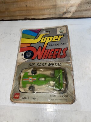 Rare UDC Super Wheels Exxon Race Car Hong Kong 1/60 Scale No. 2001