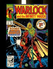 WARLOCK AND THE INFINITY WATCH 1 (9.8) 1ST TEAM UP MARVEL (b022)
