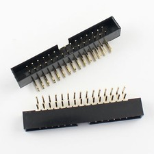 10Pcs 2mm 2x15 Pin 30 Pin Right Angle Male Shrouded Box Header IDC Connector