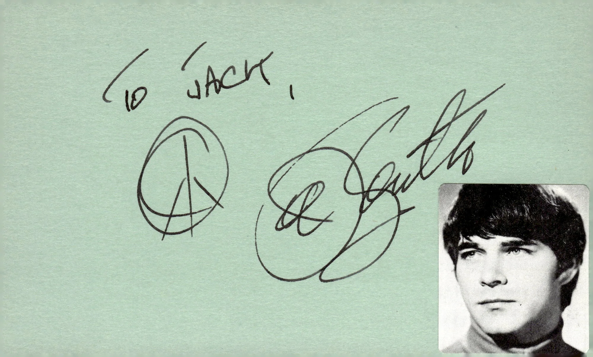 Joe South Signed Auto 3x5 Index Card Walk a Mile in My Shoes | eBay