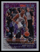 2019-20 Panini NBA Hoops Premium Stock #170 Harry Giles Purple Disco Prizm KINGS