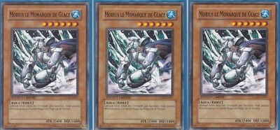 Yu-Gi-Oh 3x Mobius der Eismonarch GLD2-FR007 SP15-FR004 Format Goat Edison